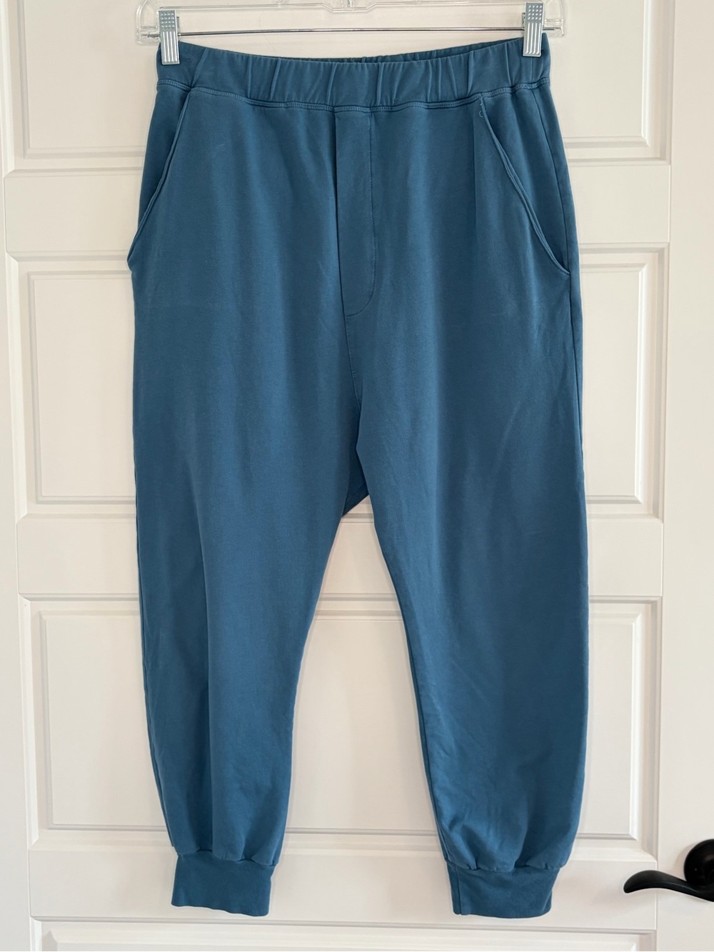 Frank & Eileen Teal Blue Capris